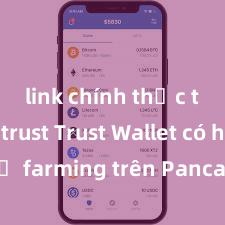 link chính thức tải ví trust Trust Wallet có hỗ trợ farming trên PancakeSwap không?