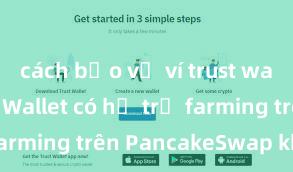 cách bảo vệ ví trust wallet Trust Wallet có hỗ trợ farming trên PancakeSwap không?